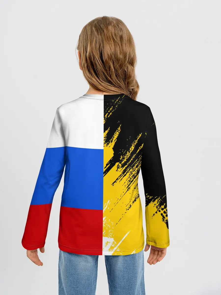 Детский лонгслив / Российский Имперский Флаг