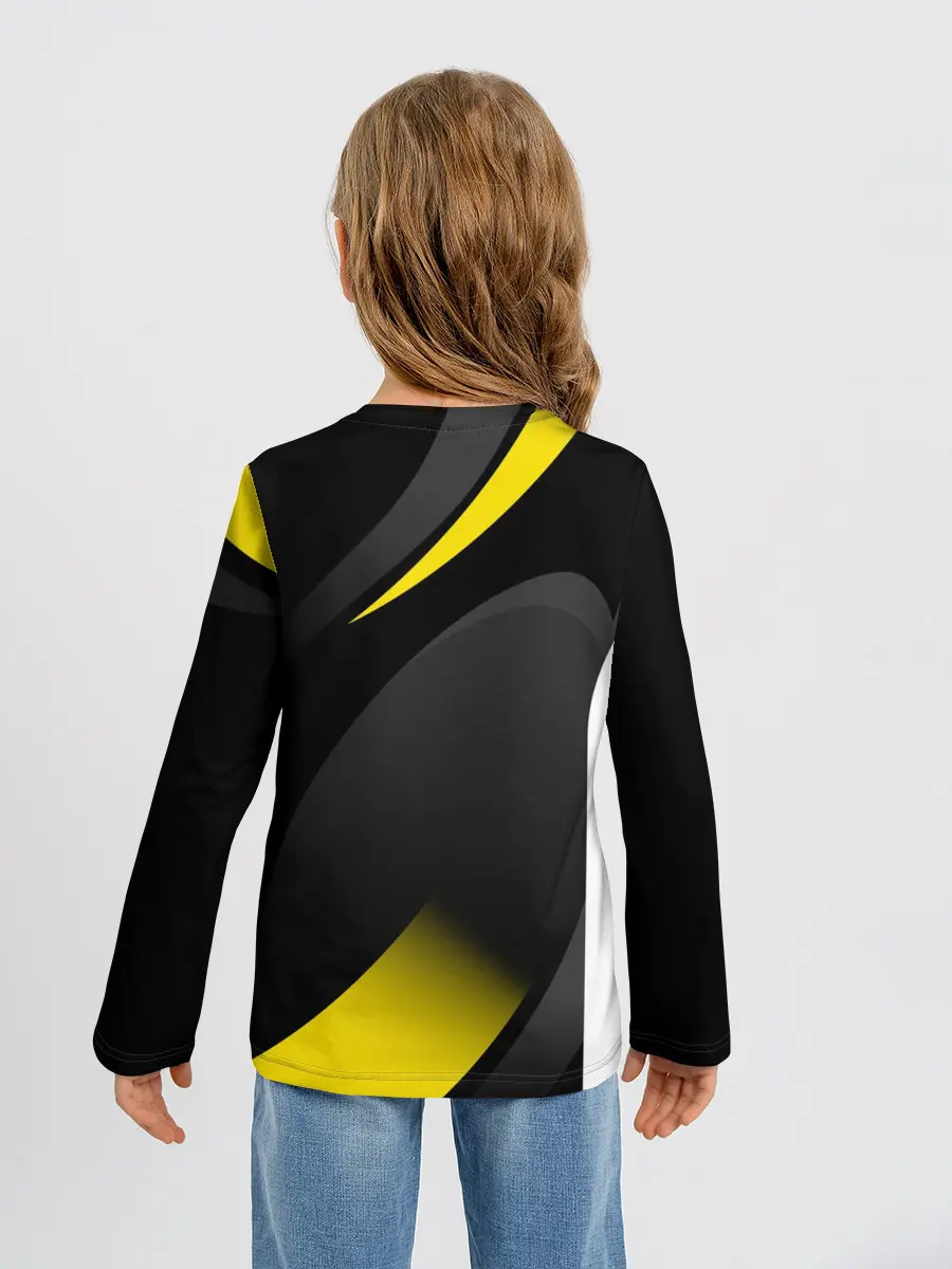 Детский лонгслив / SPORT WEAR YELLOW