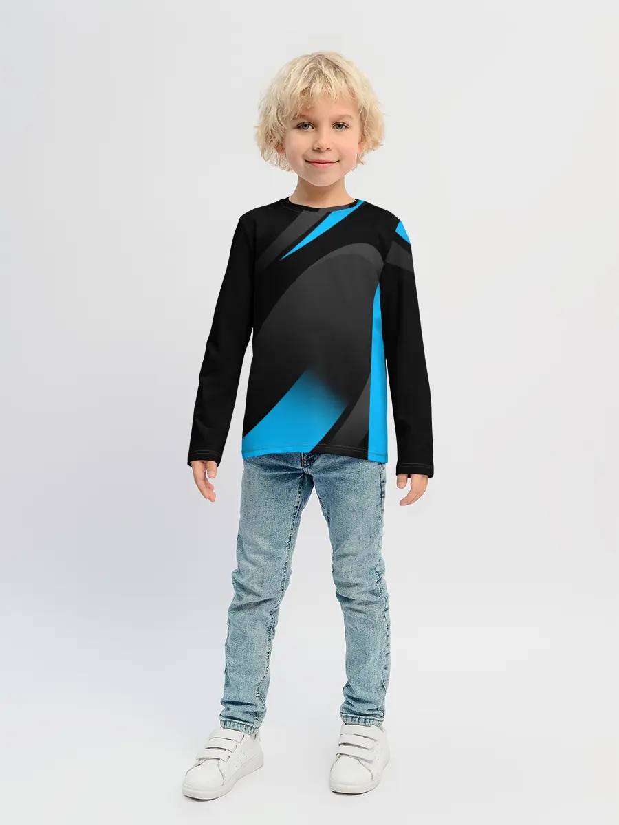 Детский лонгслив / SPORT WEAR BLUE