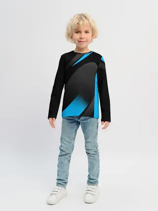 Детский лонгслив / SPORT WEAR BLUE