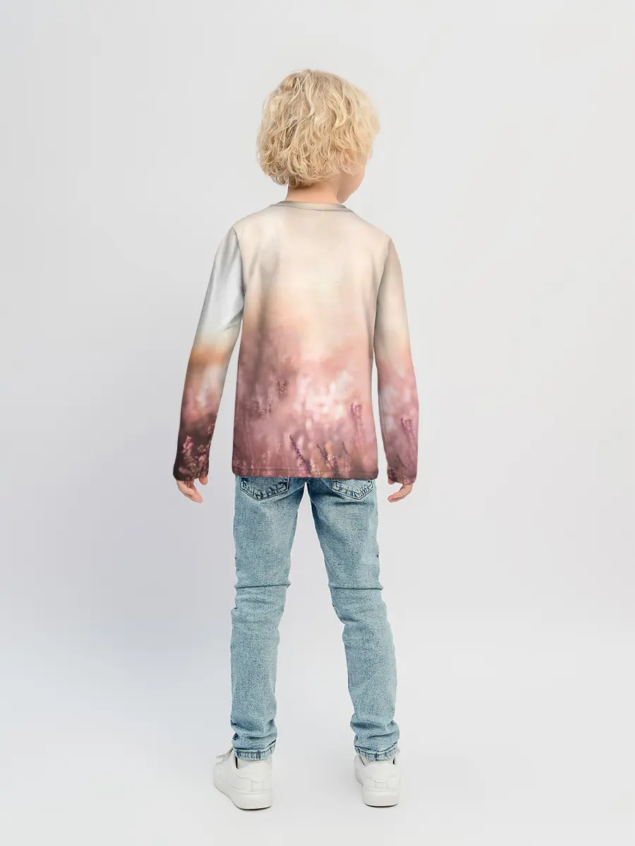 Детский лонгслив / Красивый Волк