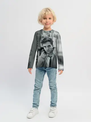 Детский лонгслив / Роберт Паттинсон