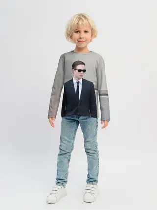 Детский лонгслив / Роберт Паттинсон