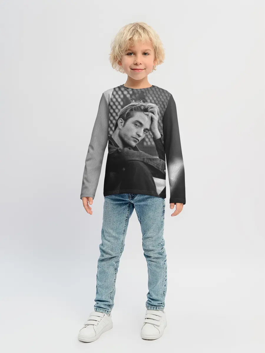 Детский лонгслив / Роберт Паттинсон