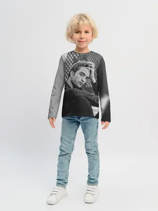 Детский лонгслив / Роберт Паттинсон