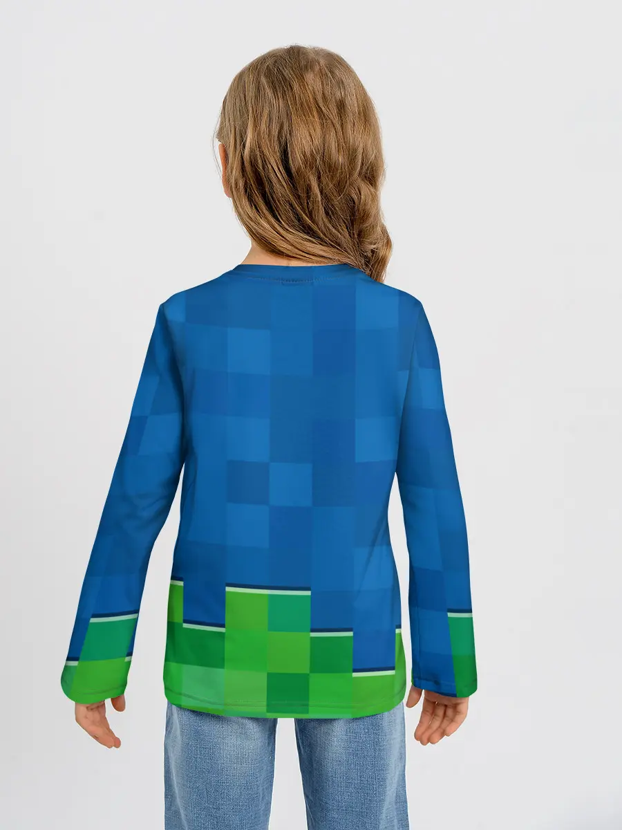 Детский лонгслив / Minecraft / Майнкрафт