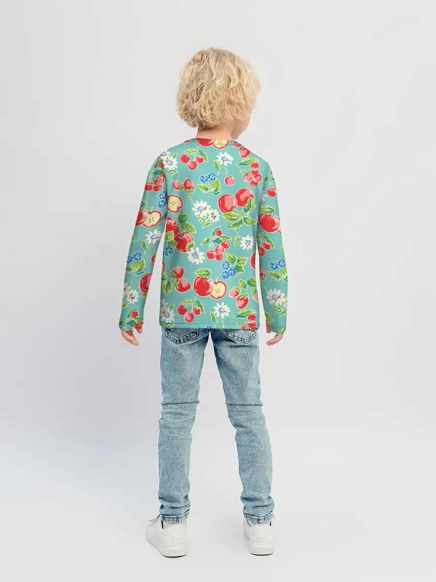 Детский лонгслив / Яркое лето