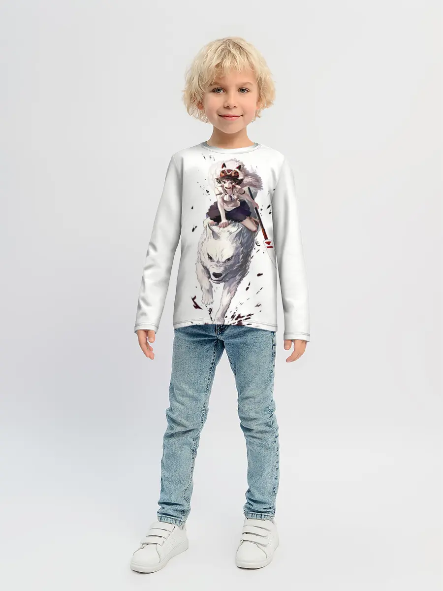 Детский лонгслив / Принцесса Мононоке