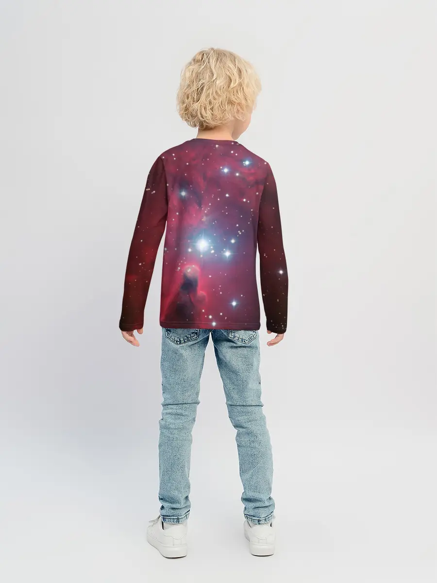 Детский лонгслив / космос