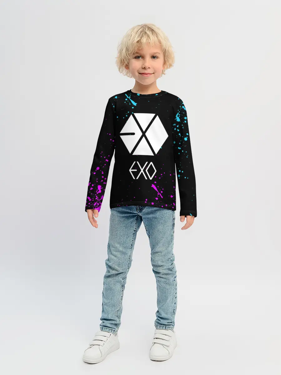 Детский лонгслив / EXO BAND.