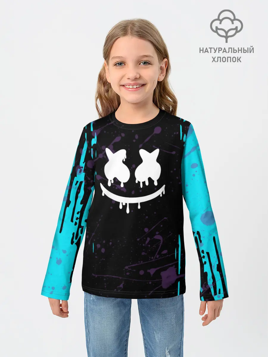 Детский лонгслив / FORTNITE MARSHMELLO.