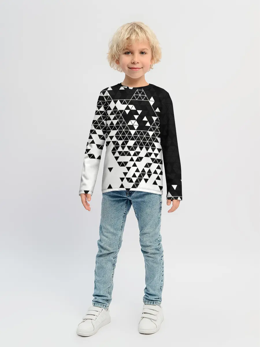 Детский лонгслив / Векторные фигуры