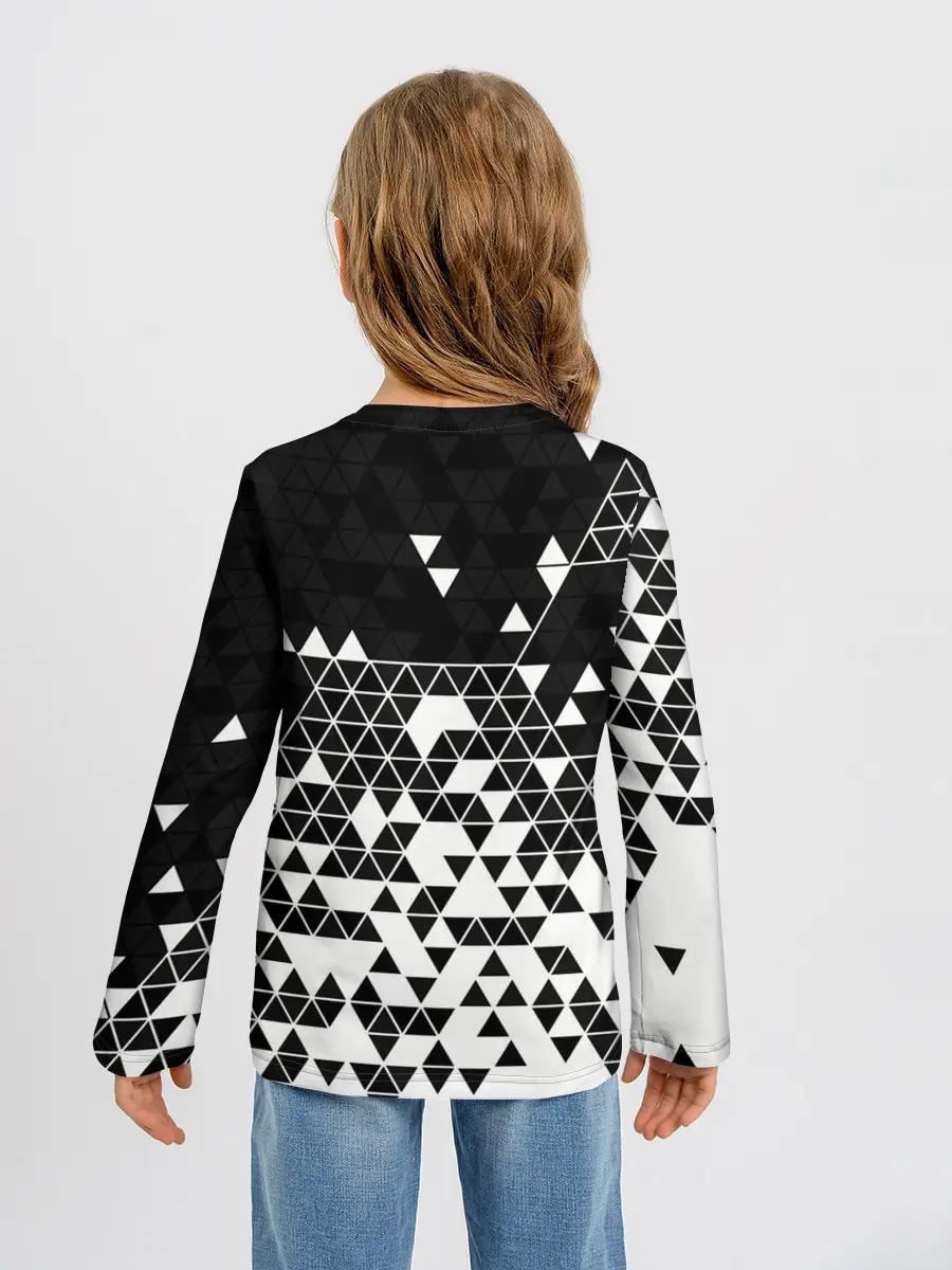 Детский лонгслив / Векторные фигуры