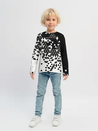 Детский лонгслив / Векторные фигуры