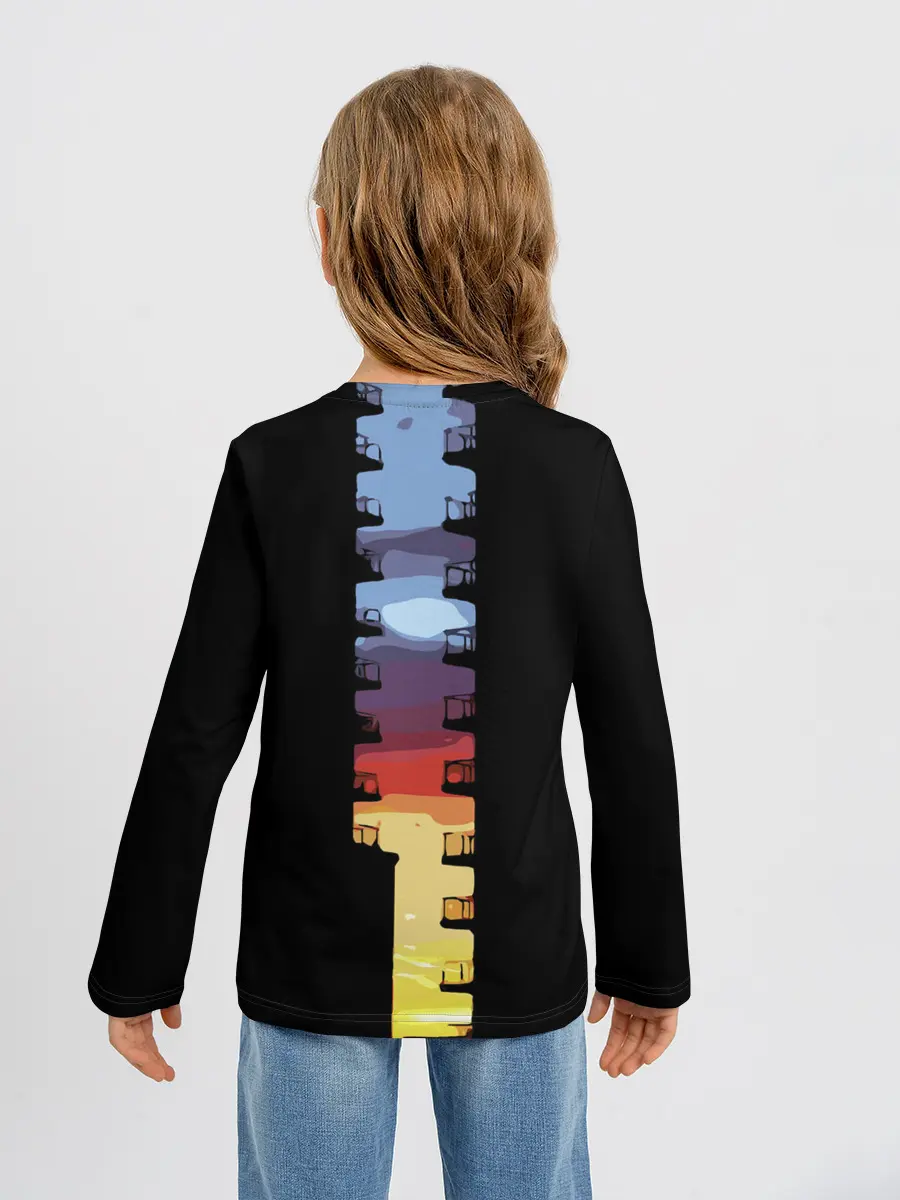 Детский лонгслив / Балконы