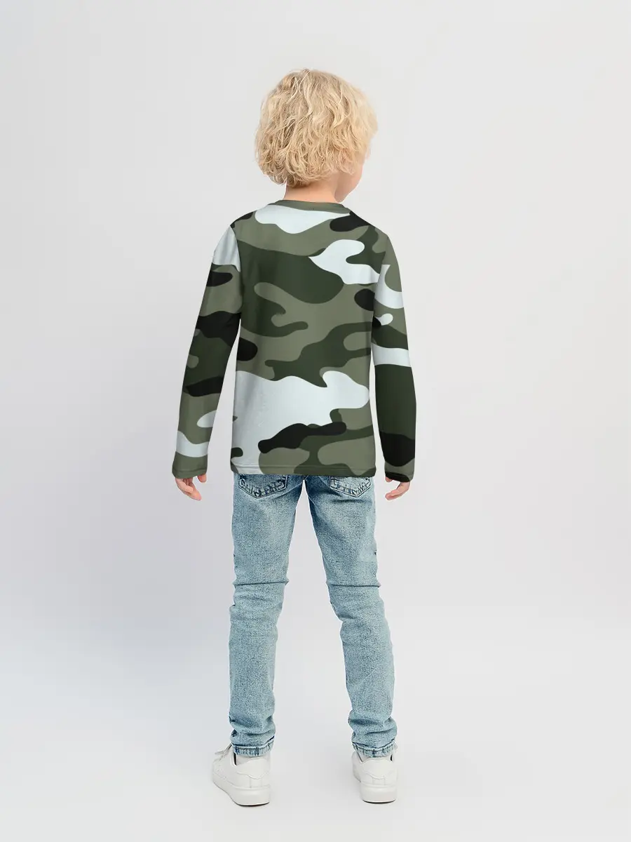 Детский лонгслив / camouflage 2