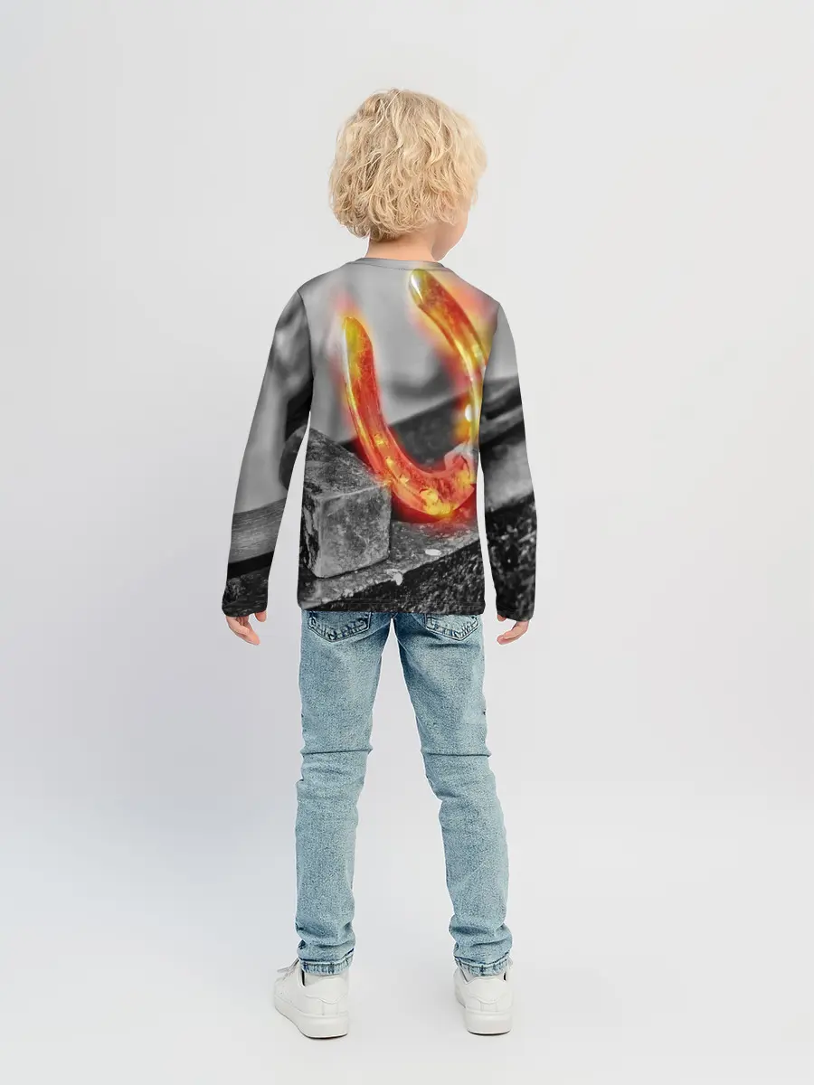 Детский лонгслив / Подкова