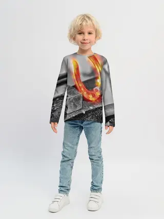 Детский лонгслив / Подкова