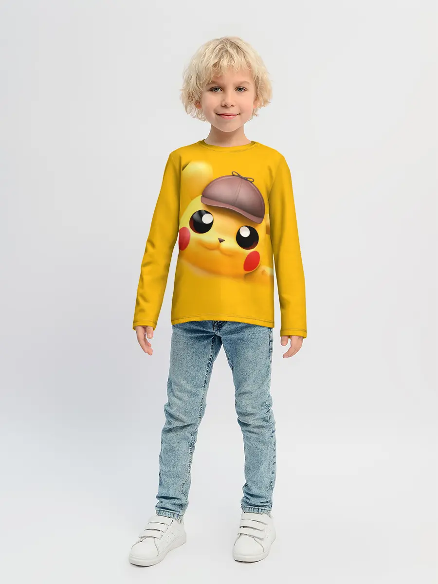 Детский лонгслив / Pikachu Pika Pika