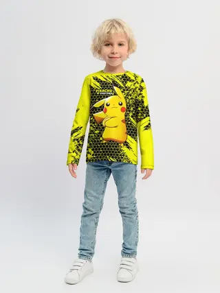 Детский лонгслив / Pikachu Pika Pika