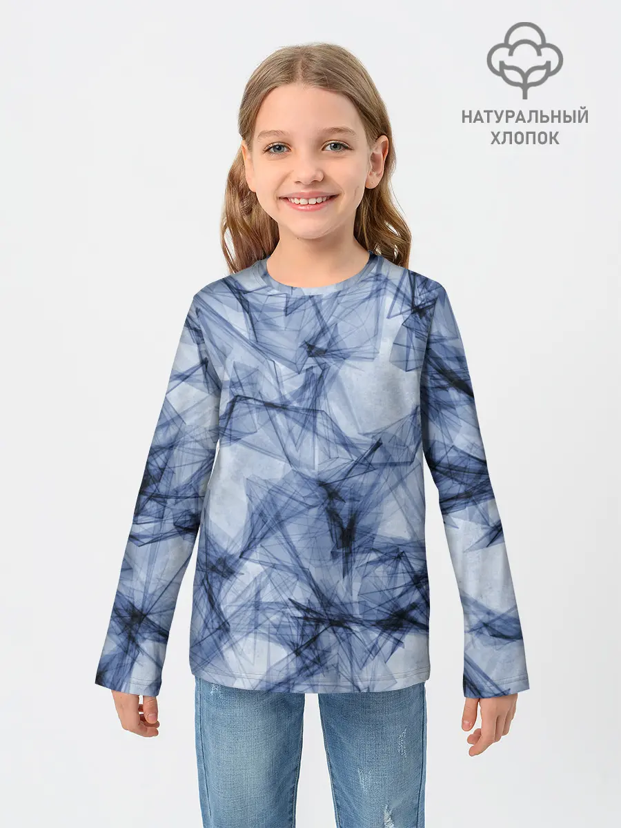 Детский лонгслив / Текстура.