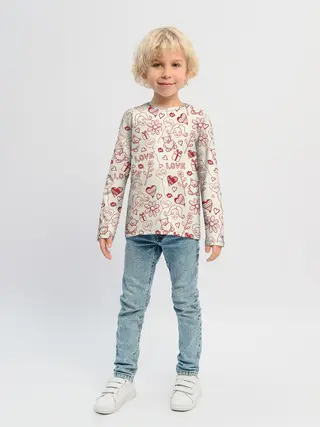 Детский лонгслив / Текстура.