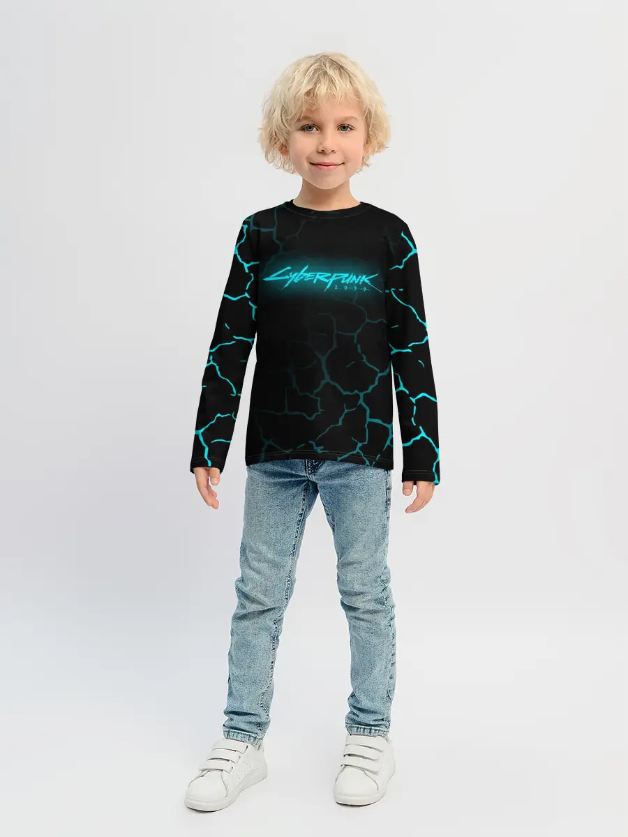Детский лонгслив / CYBERPUNK 2077.
