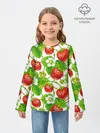 Детский лонгслив / Земляника