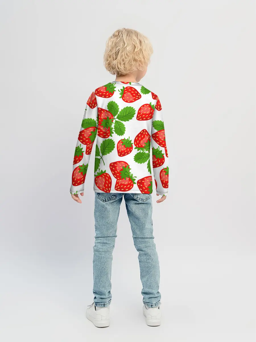 Детский лонгслив / Клубника