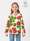 Детский лонгслив / Клубника