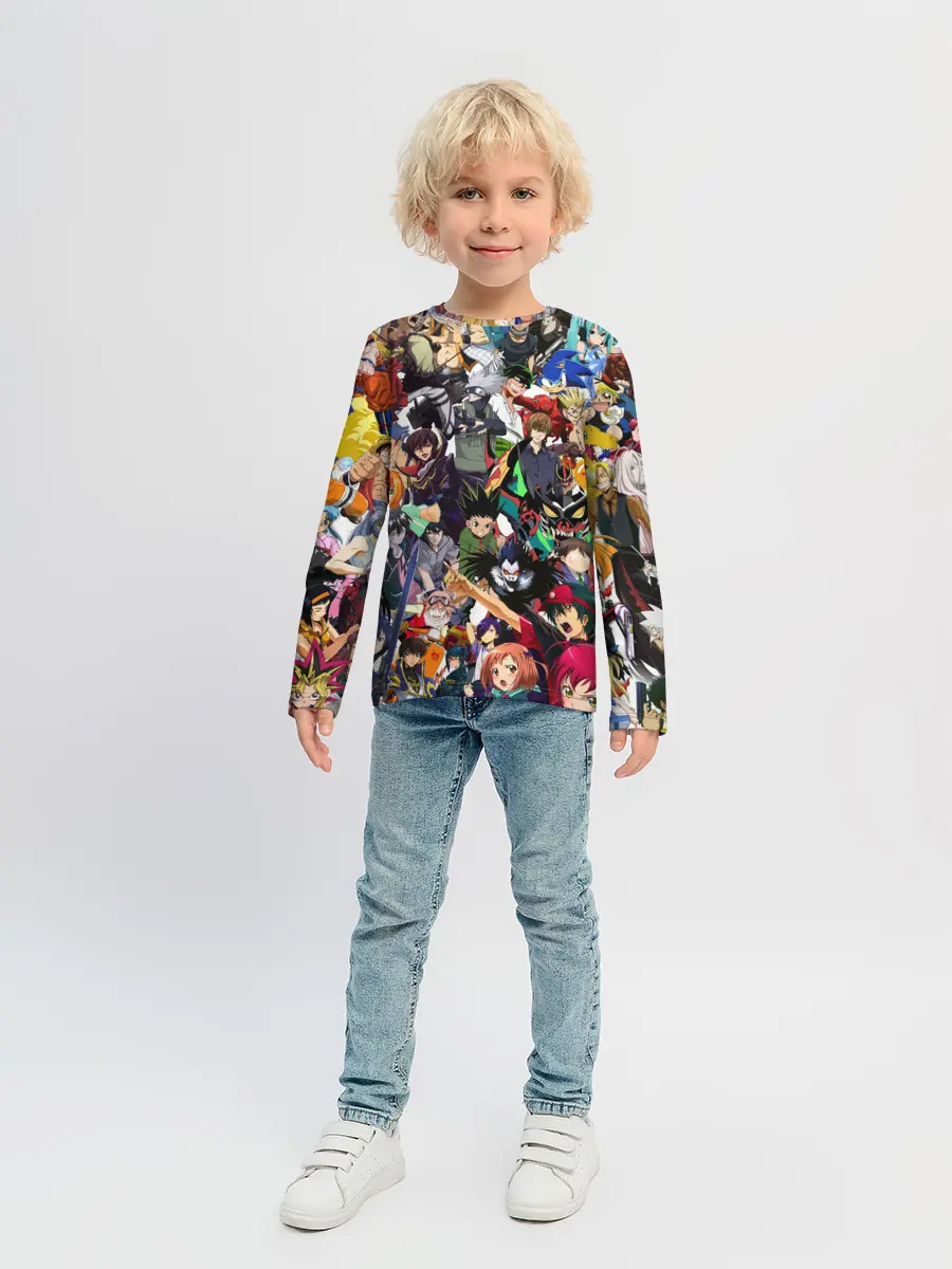 Детский лонгслив / ACTION ANIME CHARACTERS!