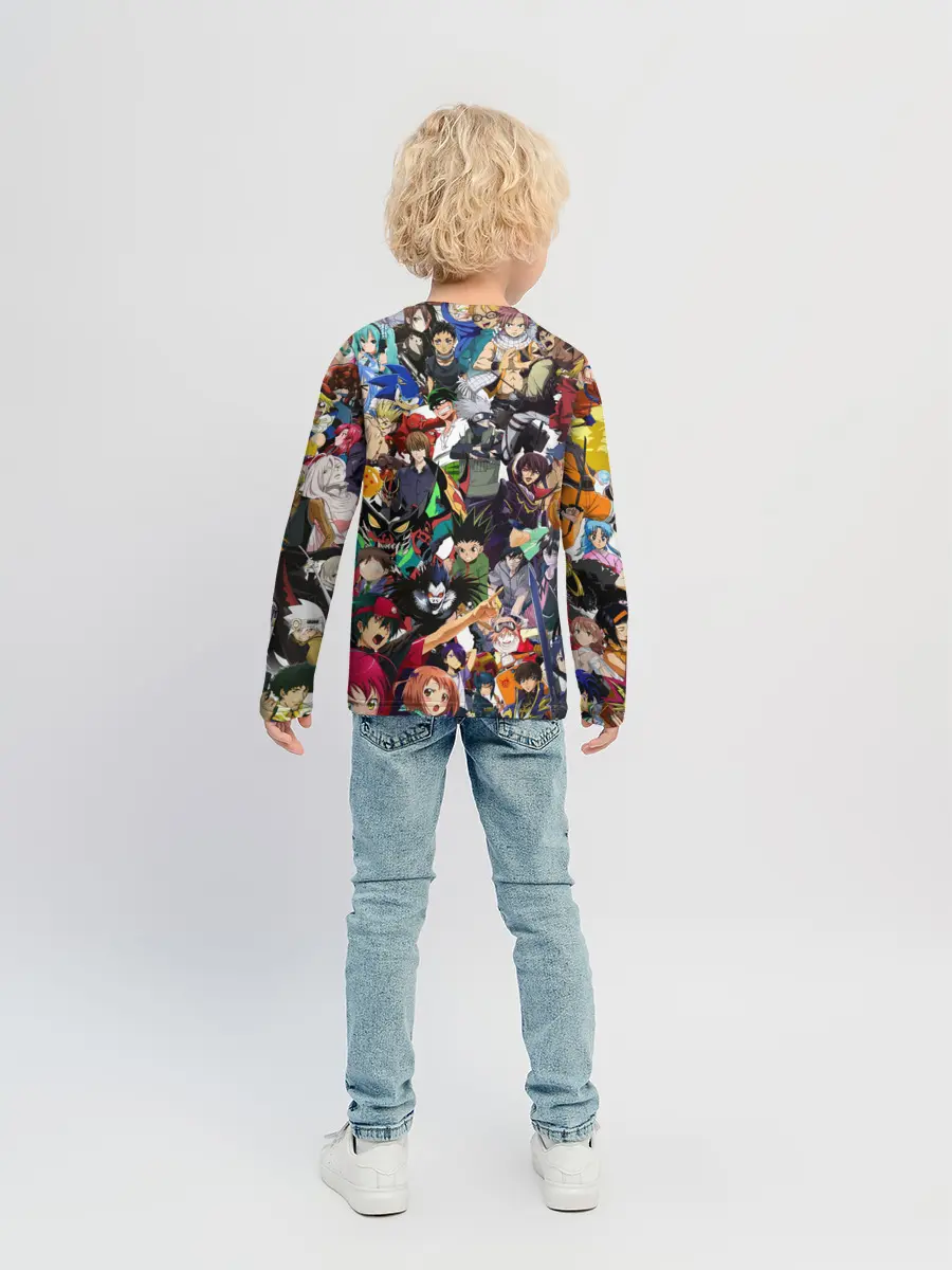 Детский лонгслив / ACTION ANIME CHARACTERS!