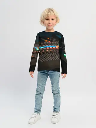 Детский лонгслив / МУЗЫКА