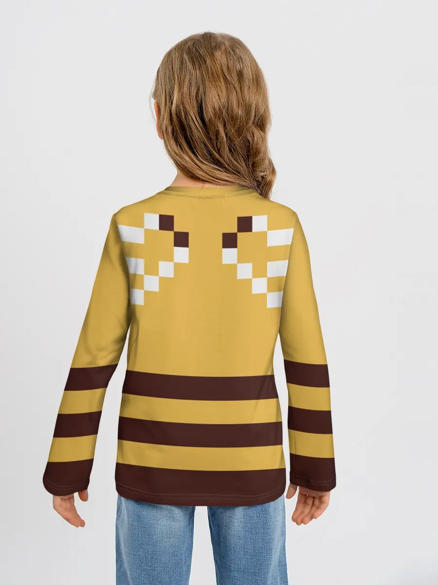 Детский лонгслив / Minecraft Bee