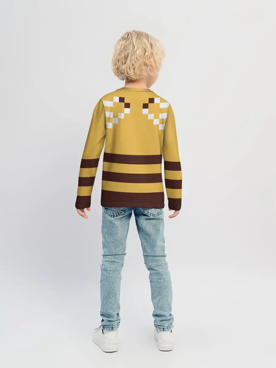 Детский лонгслив / Minecraft Bee
