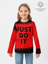 Детский лонгслив / JUST DO IT