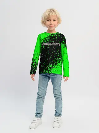 Детский лонгслив / MINECRAFT