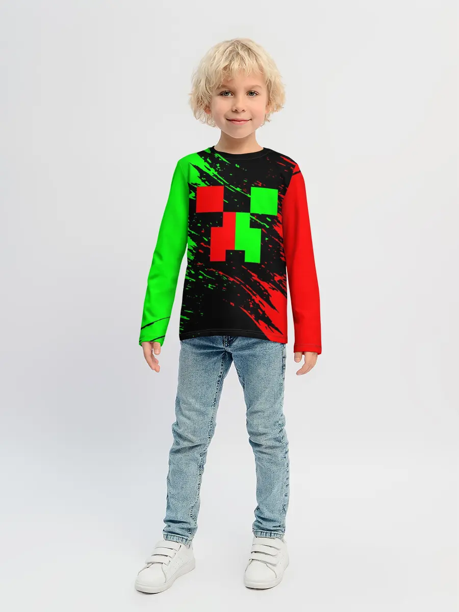 Детский лонгслив / MINECRAFT