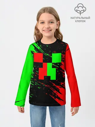 Детский лонгслив / MINECRAFT