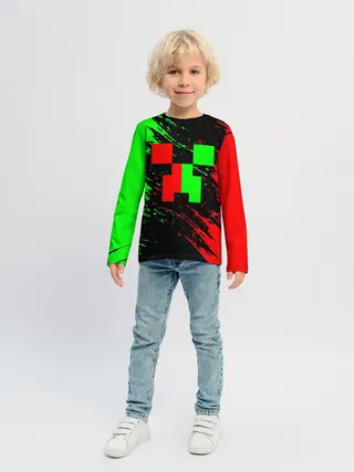 Детский лонгслив / MINECRAFT