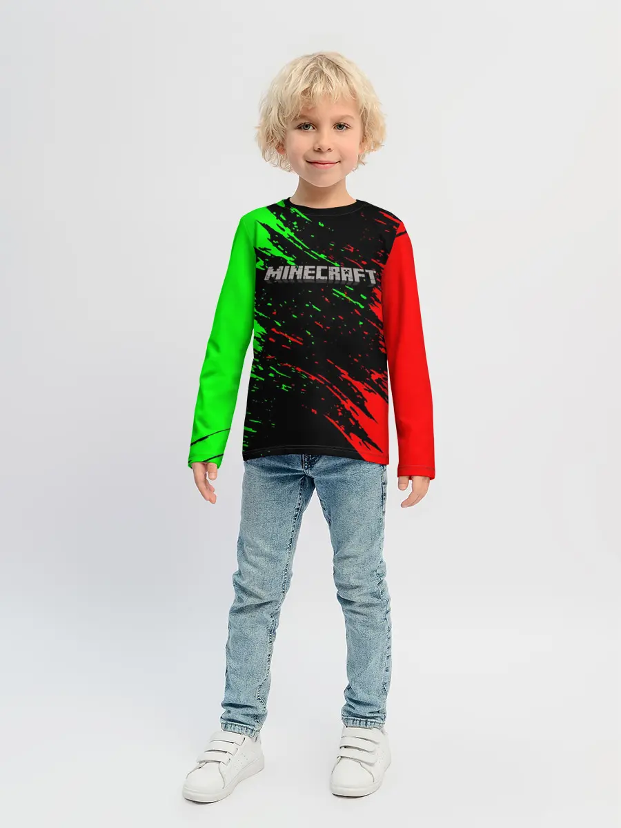 Детский лонгслив / MINECRAFT