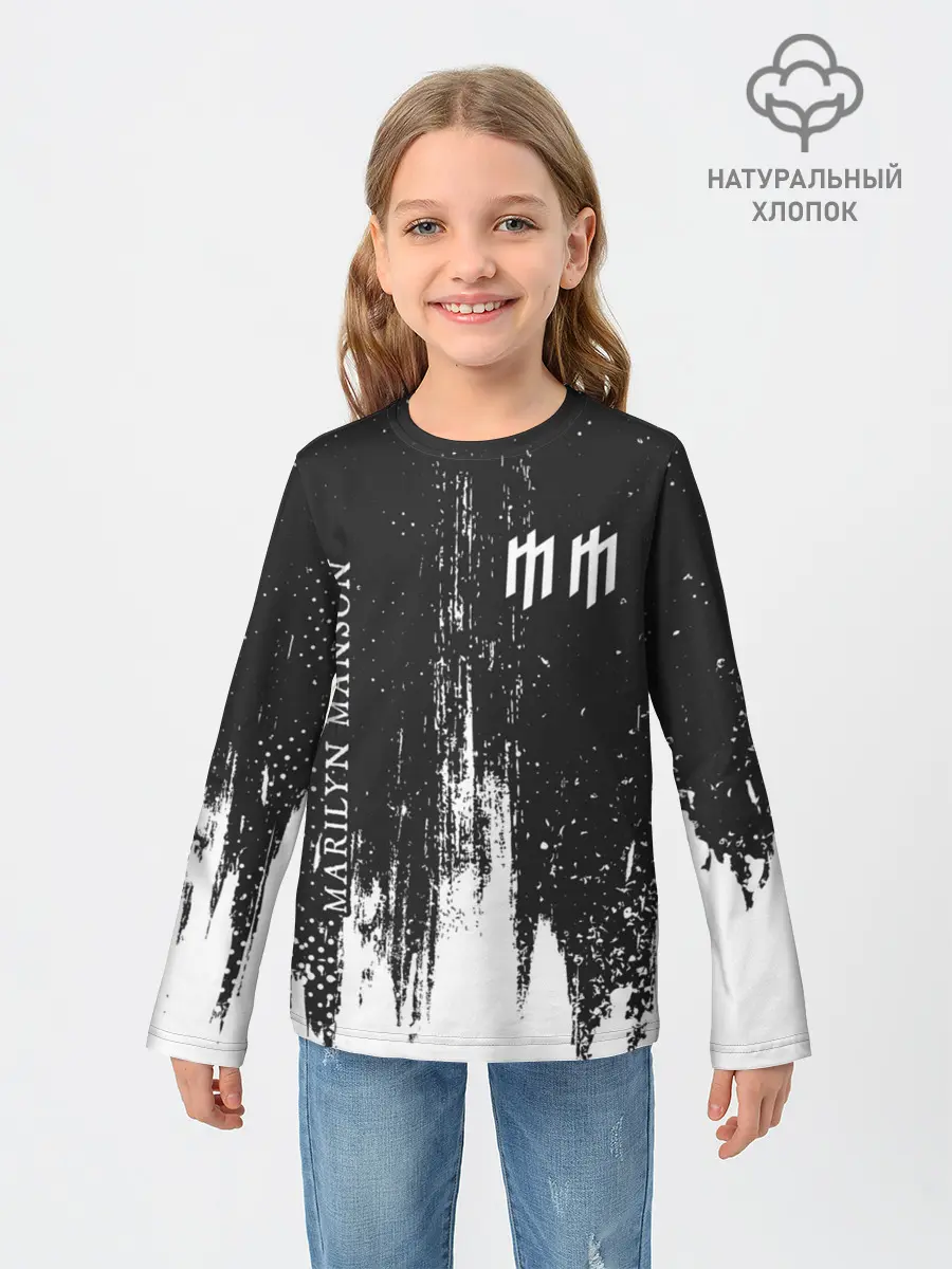 Детский лонгслив / MARILYN MANSON / М. МЭНСОН