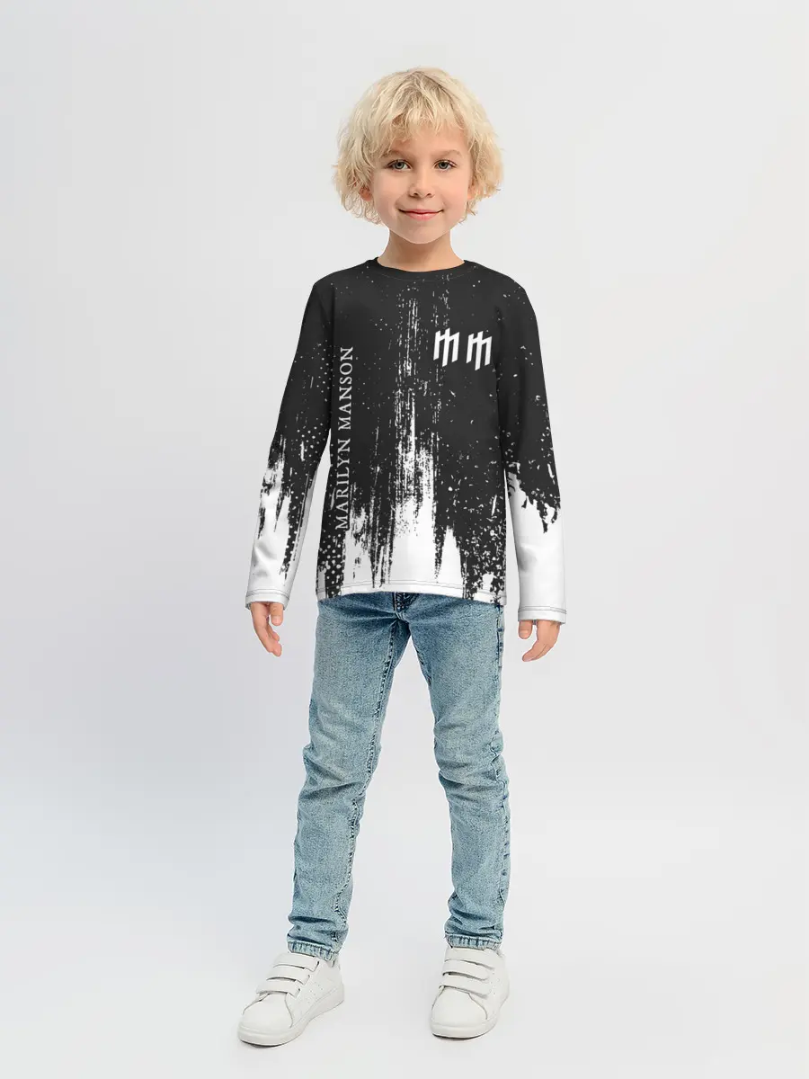 Детский лонгслив / MARILYN MANSON / М. МЭНСОН