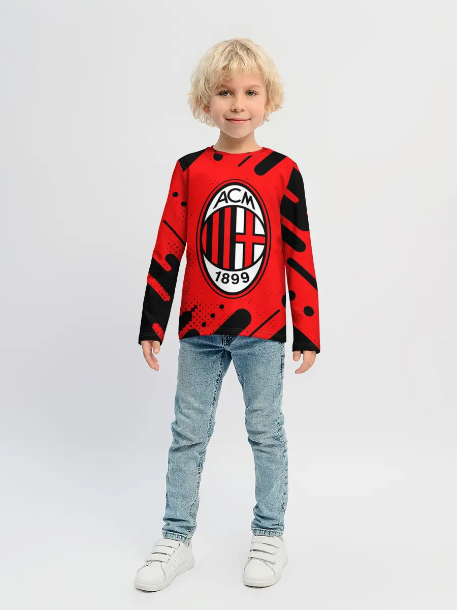 Детский лонгслив / AC MILAN / МИЛАН