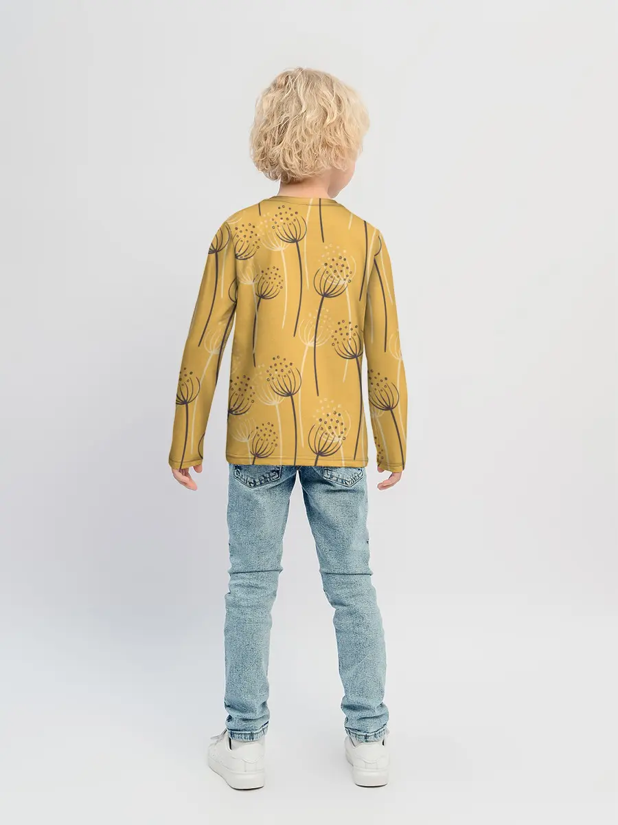 Детский лонгслив / Цветы