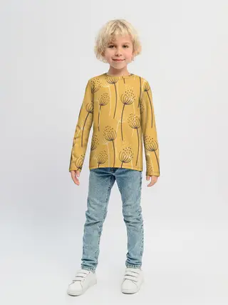 Детский лонгслив / Цветы