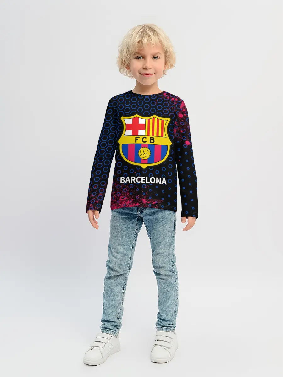 Детский лонгслив / BARCELONA / БАРСЕЛОНА