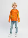 Детский лонгслив / ОРАНЖЕВАЯ КРАСКА