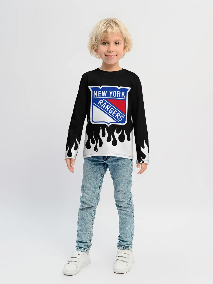 Детский лонгслив / Нью-Йорк Рейнджерс