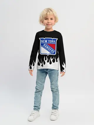 Детский лонгслив / Нью-Йорк Рейнджерс